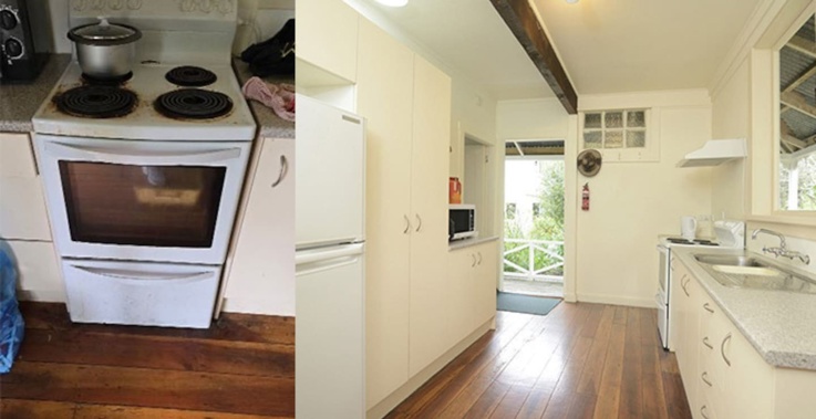 Prospective tenant Merle Kotze claims an Auckland rental in Dairy Flat was dirty and did not match up to the photos in its advertisement. Photo / Supplied