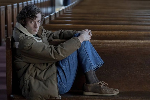 Dominic Sessa in a scene from The Holdovers. Photo / AP