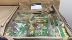 Customs alleges that methamphetamine was hidden inside these tea packets.