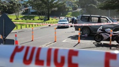 Four people were stabbed at the Auckland beachside suburb of Murrays Bay yesterday. Photo / RNZ