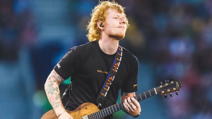 Ed Sheeran performed to an adoring crowd of a record 48,000 fans at Sky Stadium earlier this year. Photo / Brady Dyer