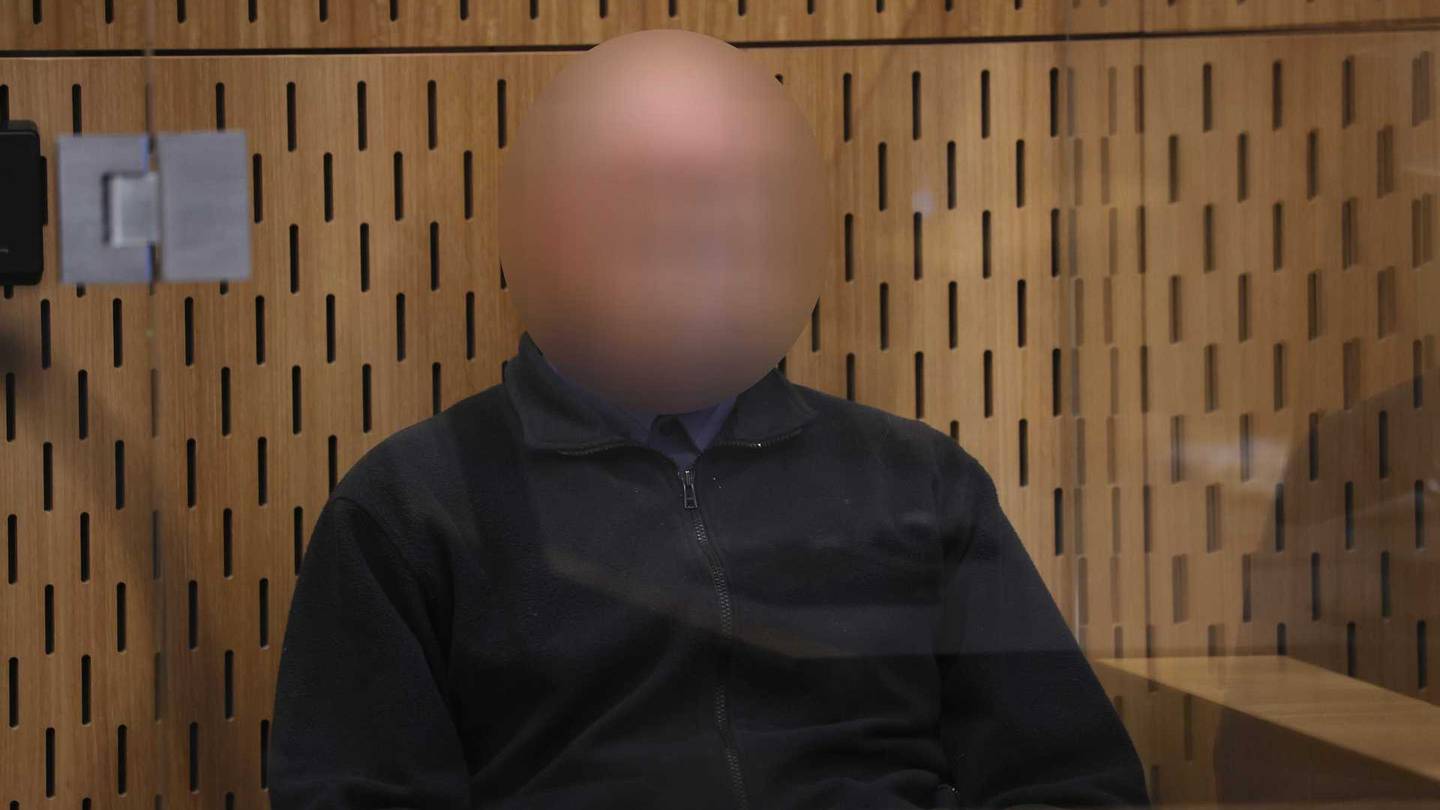 The accused appeared in court via audiovisual link. (Photo / George Heard)