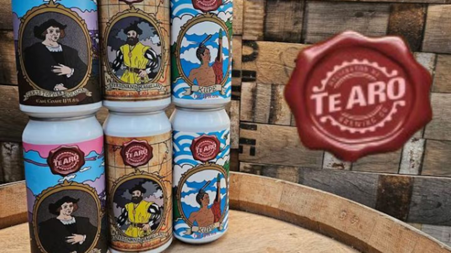 Te Aro Brewery has been told to remove the product name, packaging and associated advertising of its craft beer featuring historical Māori explorer Kupe. Photo / Te Aro Brewing Company
