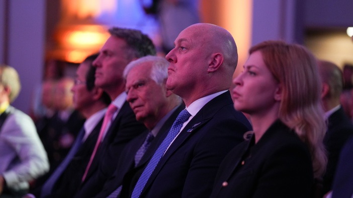 Prime Minister Christopher Luxon at the NATO Summit In Washington D.C. Photo / Supplied