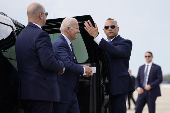 President Joe Biden arrives to board Air Force One for a trip to attend the G20 summit in New Delhi, Thursday, Sept. 7, 2023, in Andrews Air Force Base, Md. (Photo / AP)