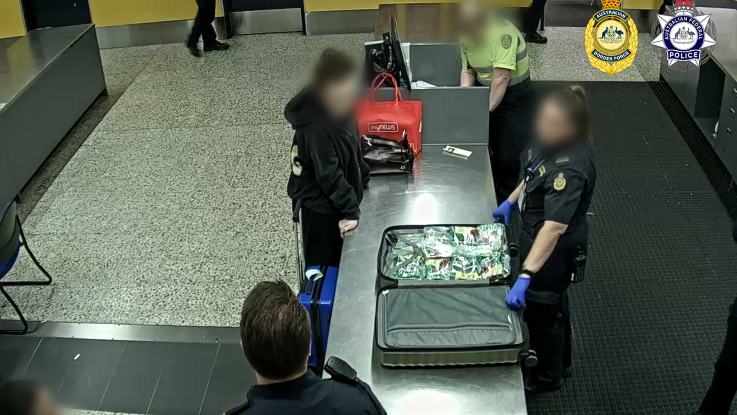 Two Kiwi women are alleged to have imported 36kg of meth into Australia. Photo / Australian Federal Police