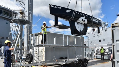 No crew, no problem: The Navy's new robot boat  