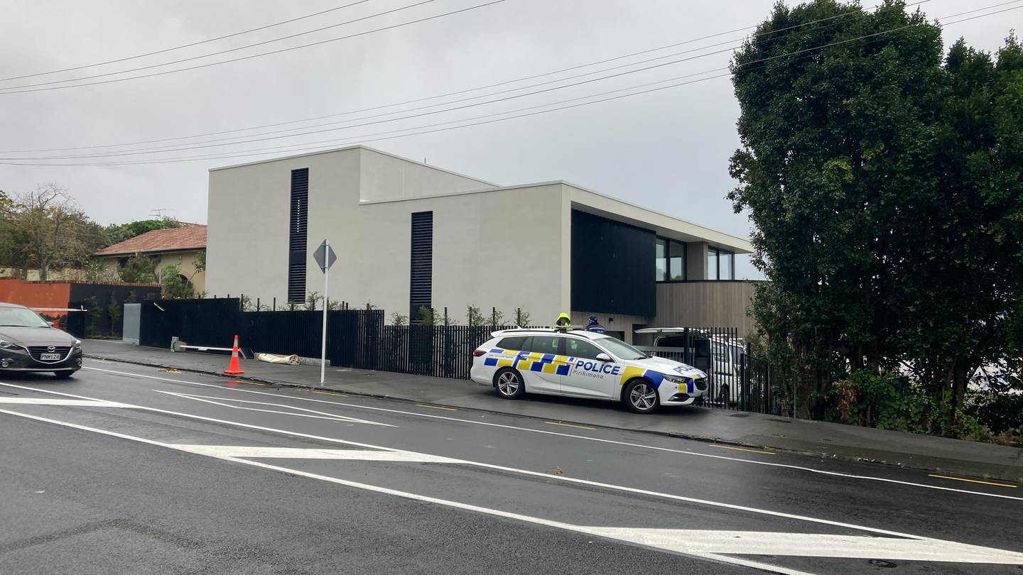 Police are at the scene of a sudden death in Auckland’s Westmere this afternoon and say it will be referred to WorkSafe. Photo / Supplied