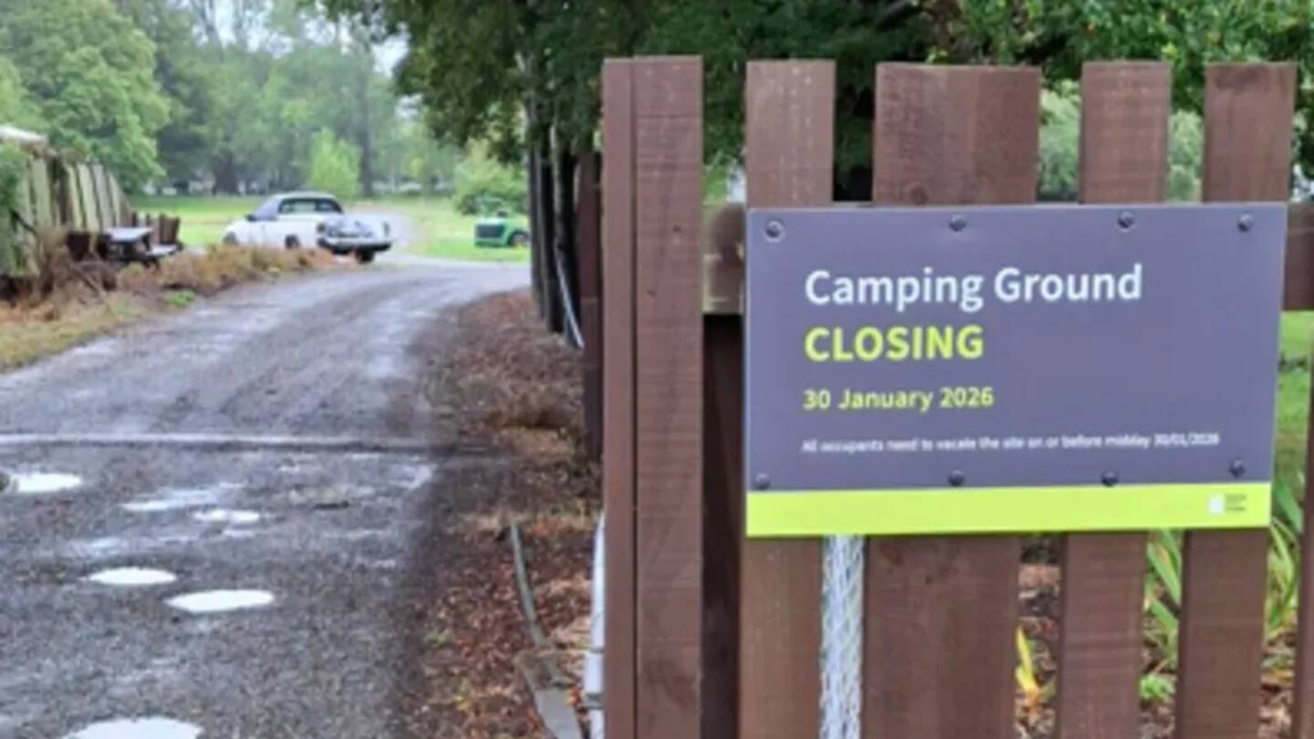 Gore campground residents told to leave as council shuts site this week