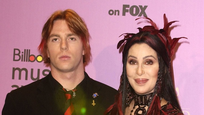 Elijah Blue and Cher at the 2002 Billboard Music Awards. Photo / Getty Images