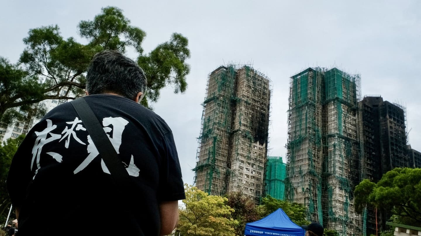 Hong Kong leader says ‘independent committee’ to probe fire