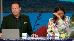 	AM hosts Lloyd Burr and Melissa Chan-Green have shed tears as they opened their show on Thursday morning. Photo / Newshub