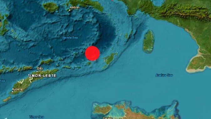 A 7.6 magnitude earthquake has hit Indonesia, affecting Australia's Northern Territory. Photo / Geoservices Australia