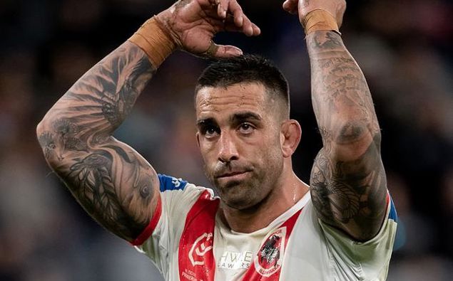 St George Illawarra prop Paul Vaughan. (Photo / Getty)