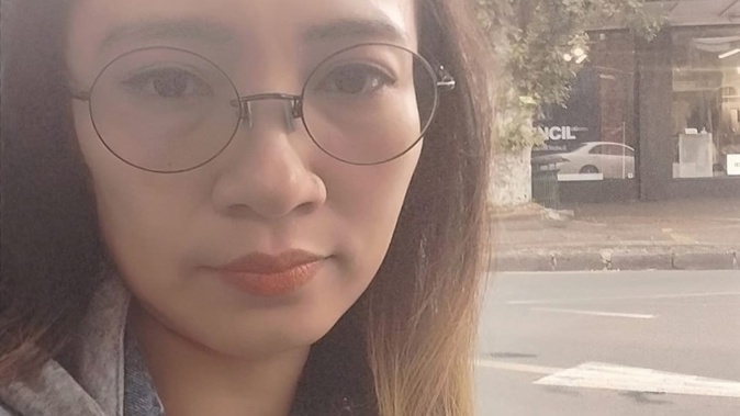 Anna Zhang, of Auckland, was attacked by a group of teenaged children who tried stealing her Hop Card, stomped on her hand, kicked her abdomen, on bus No 70 on Symonds St. Photo / Anna Zhang