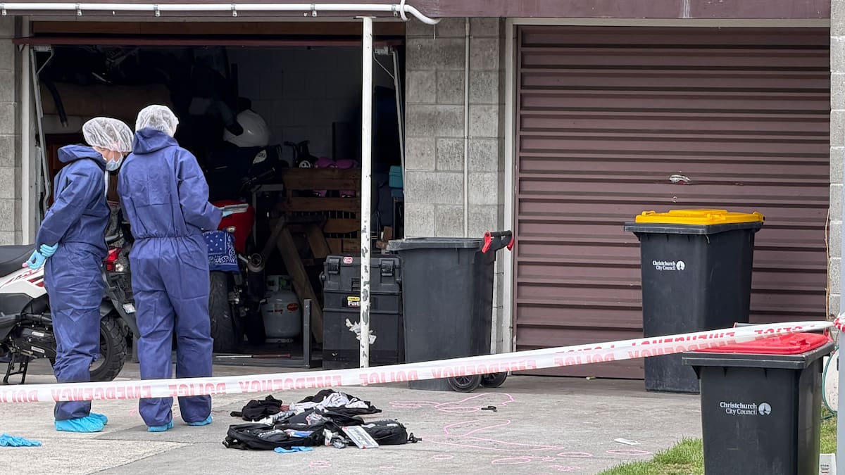 Neighbours shaken as police appeal for footage of Christchurch daylight stabbing