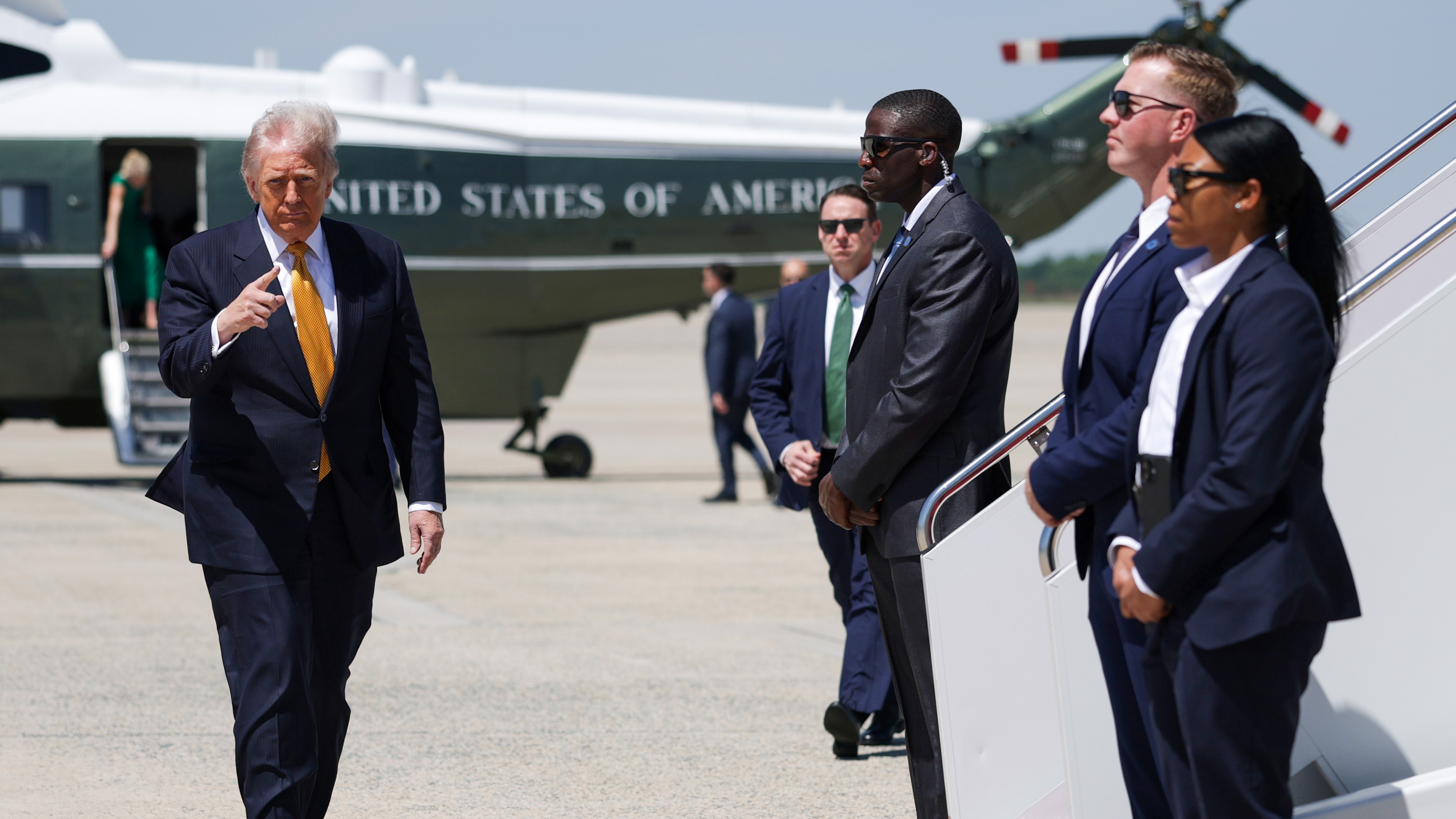 What is the focus of Trump's visit to China? 