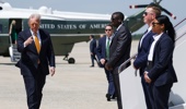 Trump is traveling to China where he is scheduled to meet with Chinese President Xi Jinping for expected talks on the Iran conflict, trade imbalances, regional security, and economic cooperation between the two countries. (Photo by Alex Wong/Getty Images)