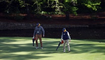 Players face tough conditions at the Masters Tournament 