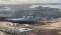 1000ha Waituna blaze threatens 'significant' wetland