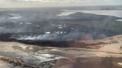 A large fire is burning in an "extremely significant" wetland in Southland with Ngāi Tahu fearing some of the species that call it home may die. Photo / Dean Whaanga Te Rūnaka o Awarua Kaiwhakahaere