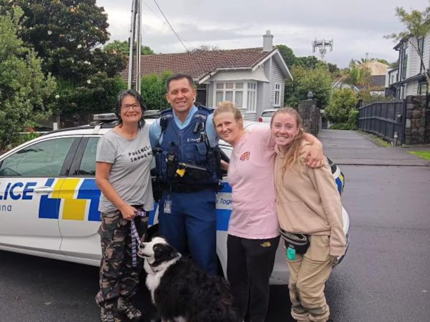 Paw Patrol: Pet border collie reunited after being taken on cross-city ride in stolen car
