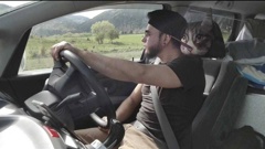 Queenstown TANK employee, Diego Leon calls his Honda Odyssey home. Photo / Supplied