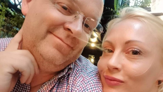Peta Kerr pictured with her husband Leonard Bourton. Peta was killed in a double-fatal crash in North Canterbury on Sunday.