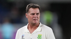 Ex-Springbok player and World Cup-winning coach Rassie Erasmus has got stuck into previous NZ Rugby top-brass and former All Black coach Laurie Mains in his new autobiography. Photo / photosport.co.nz