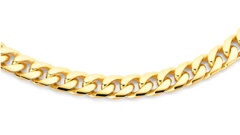 The 55cm gold curb link necklace believed to have been stolen.