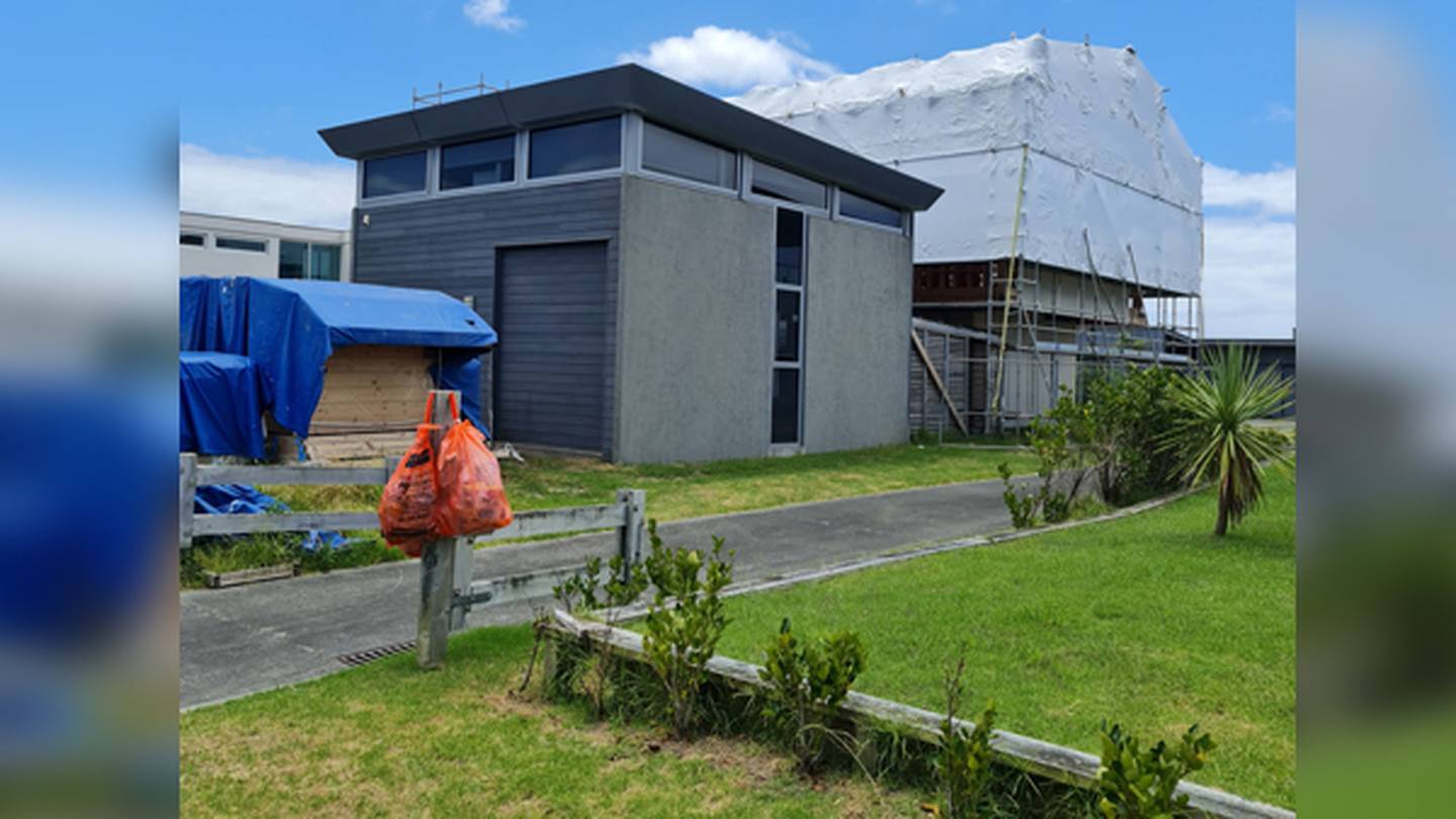 The property in Omaha is being renovated. Photo / Greg Bowker