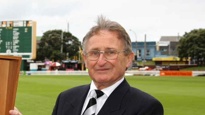 Don Neely at the Basin Reserve in 2009. Photo / Photosport