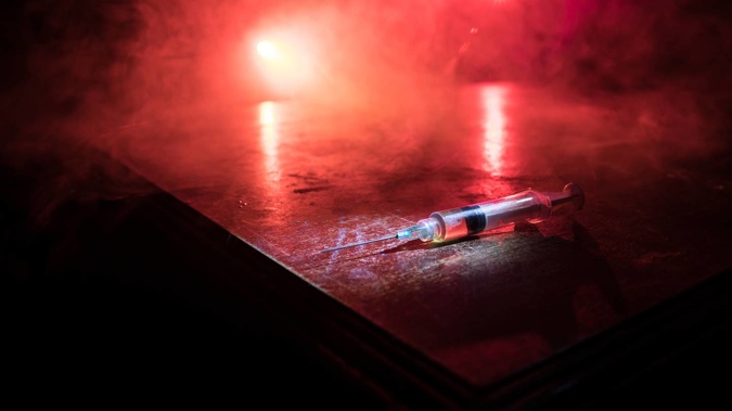 The woman injected herself with meth while her son was inside the hospital. (Photo / 123RF)