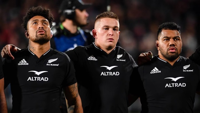 Ethan de Groot ahead of an All Blacks test. Photo / Photosport.co.nz