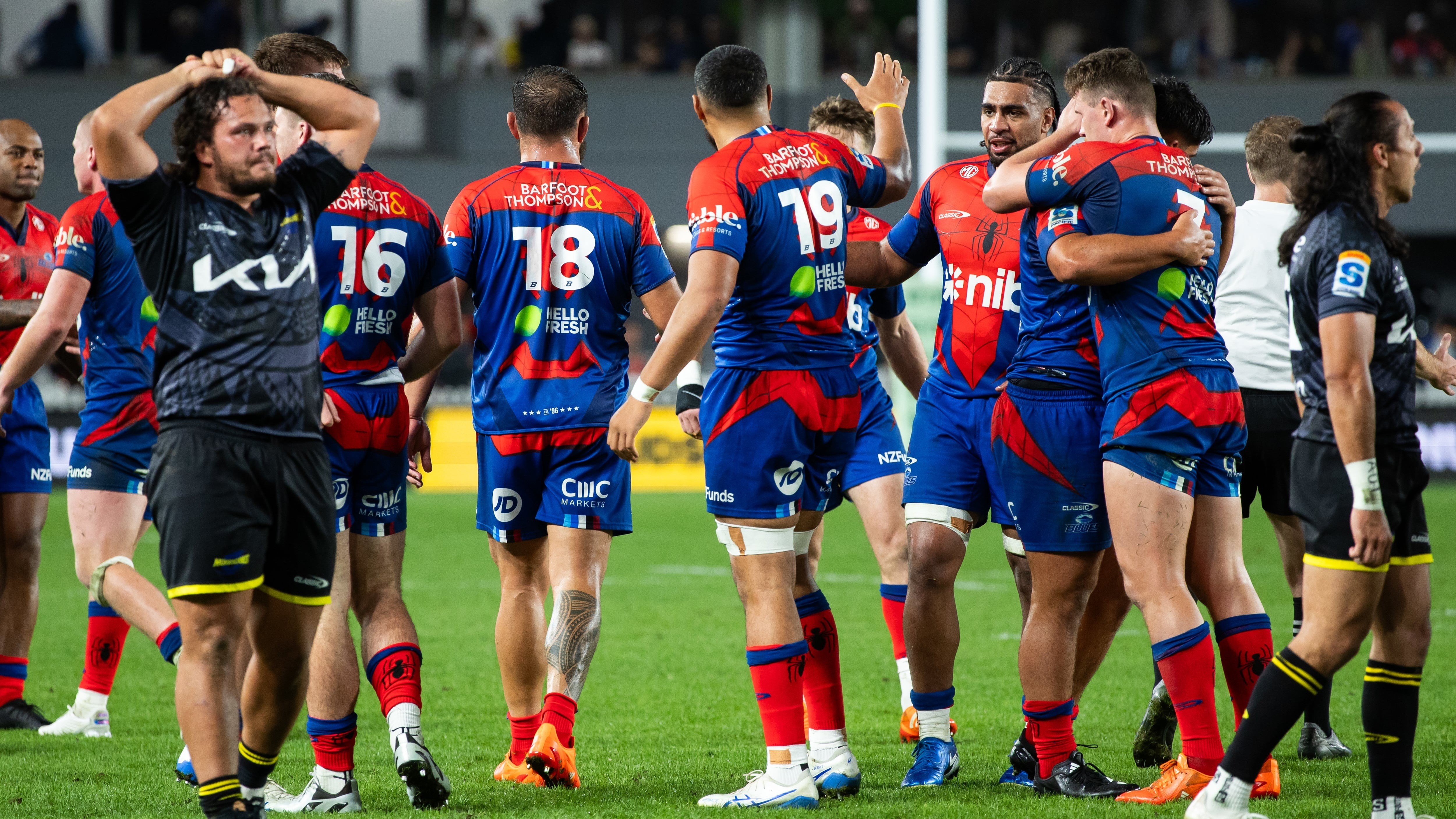 The Blues beat the Hurricanes in Auckland. Photo / Photosport