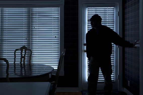 The burglar was spotted by a teenage girl who was staying over at the house, the woman said. Photo / 123rf