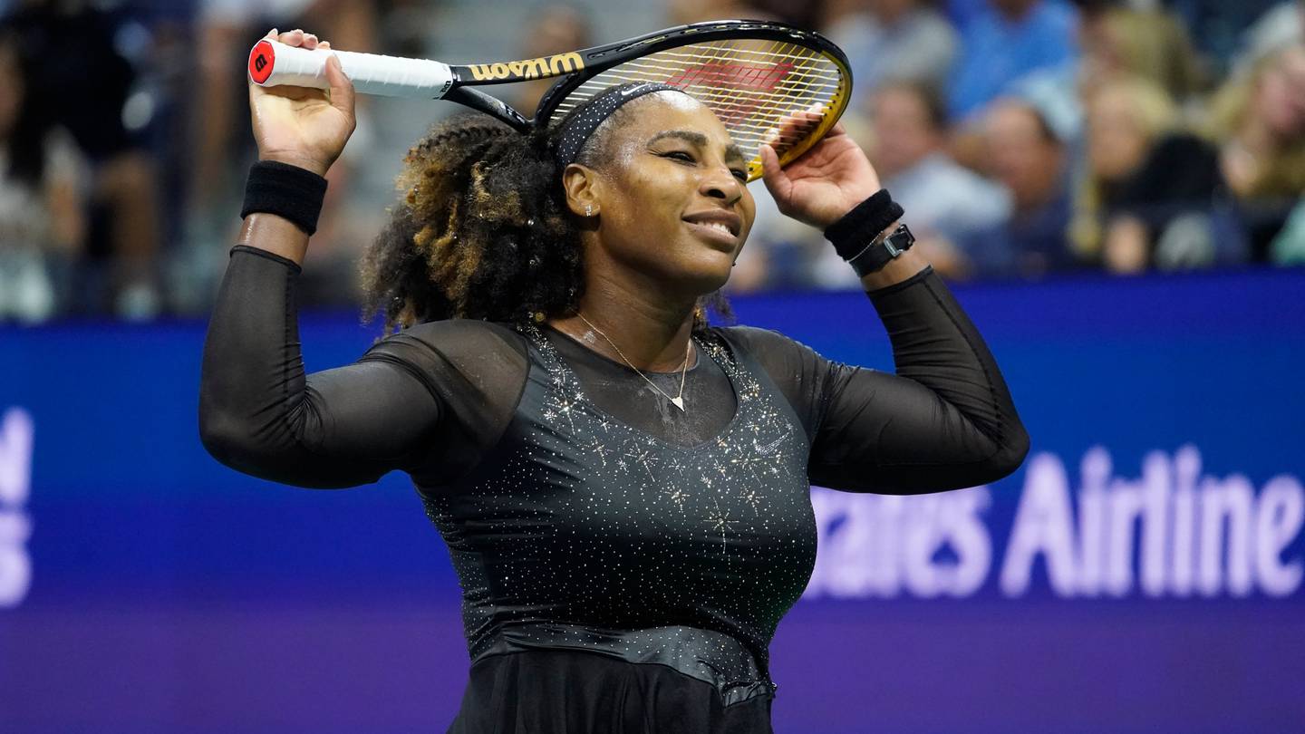 Serena Williams has been knocked out of the US Open. Photo / AP