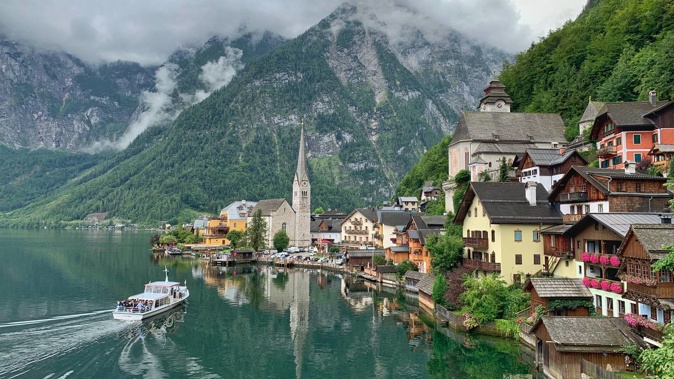 The citizens of the photogenic Austrian town, Hallstatt say they are outnumbered 1800 to 1. Photo / Hieu Pham, Unsplash