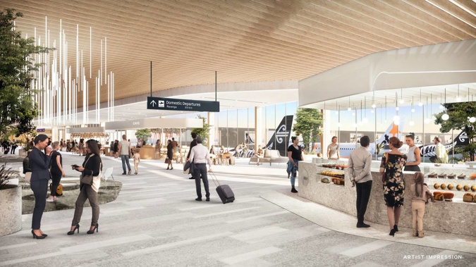 Auckland Airport has plans to build a new domestic jet hub when travel recovers. (Image / Supplied)