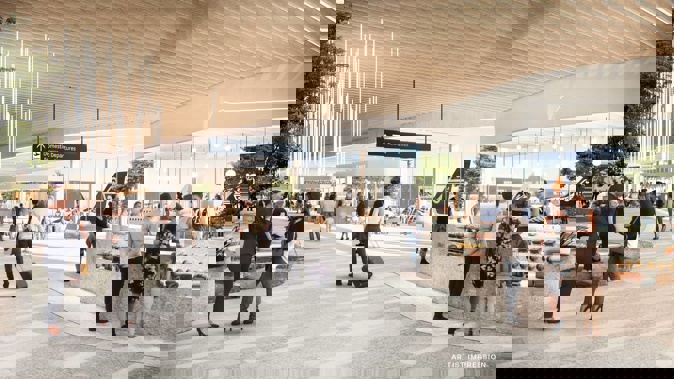 Auckland Airport has plans to build a new domestic jet hub when travel recovers. (Image / Supplied)