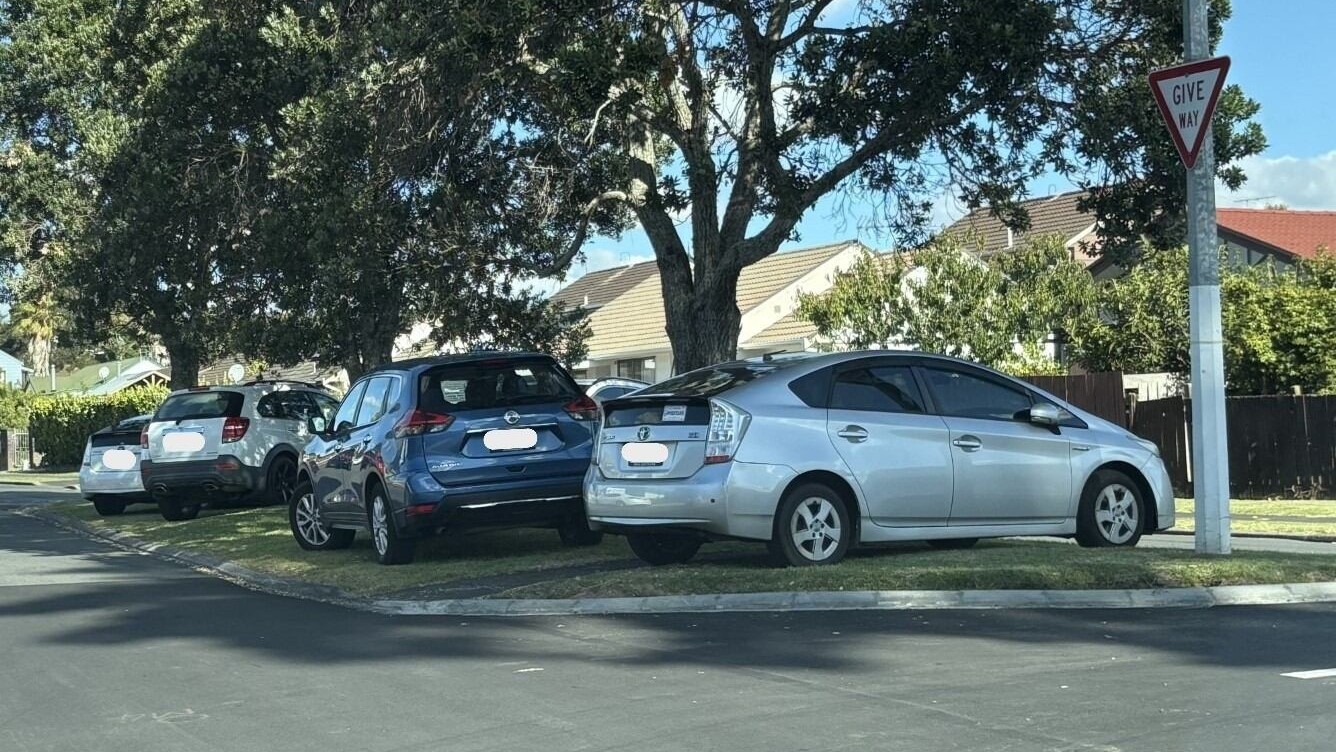 Residents living near the new $100 million Highland Park Pak'nSave are complaining that supermarket staff are leaving rubbish behind and parking on traffic islands and footpaths. Photo / Supplied