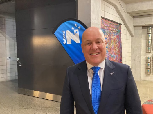 Prime Minister and National Party leader Christopher Luxon at the 2024 National Party annual conference. Photo / Claire Trevett