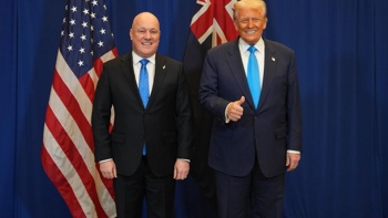 'Your hair is beautiful': Trump full of praise for Luxon after one-on-one meeting