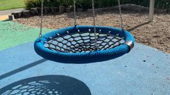 The nest swing which has been stolen from Napier's Anderson Park destination playground. (Photo / Supplied)