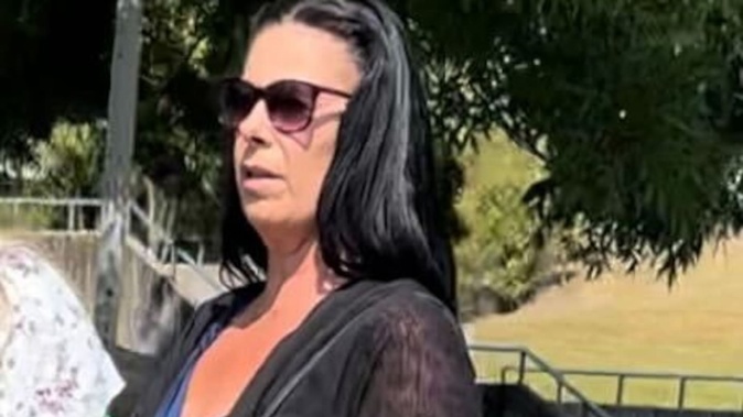 Christine Joy Scott, outside the Hamilton District Court today after sentencing, defrauded four different property rental companies tens of thousands in unpaid rent. Photo / Belinda Feek