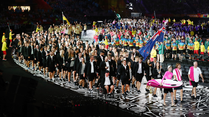 New Zealand's 2018 Commonwealth Games team. Photo / NZ Herald
