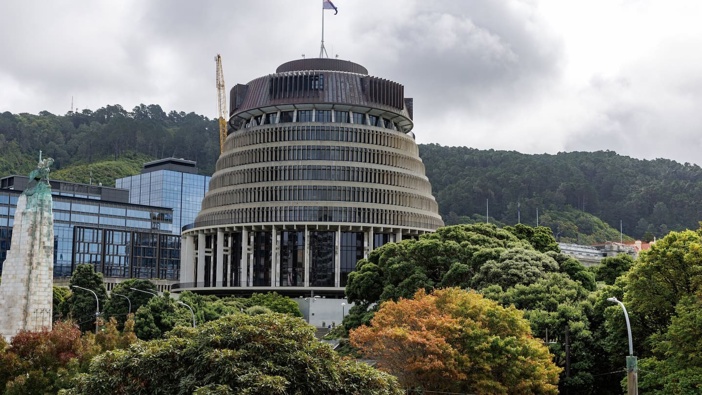 The Beehive, Wellington. Photo / Mark Mitchell
