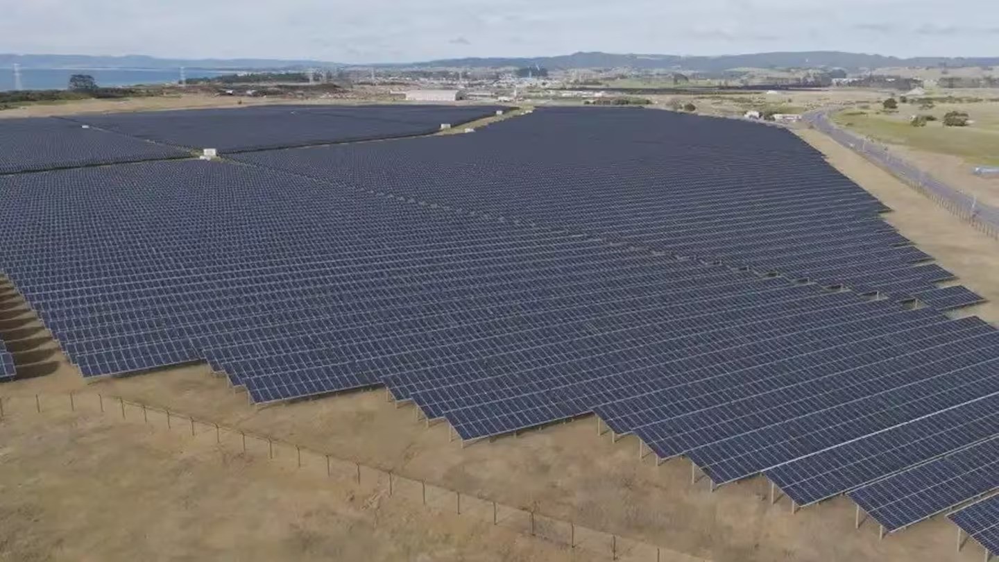 A 3D rendering of the solar farm now under construction at Ruakaka. Graphic / supplied.