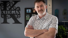 Matthew Keogan reflects on his cancer battle. (Photo / Andrew Warner)