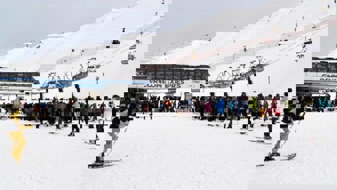 Coronet Peak ski-field on its opening day, in June this year. Photo / ODT